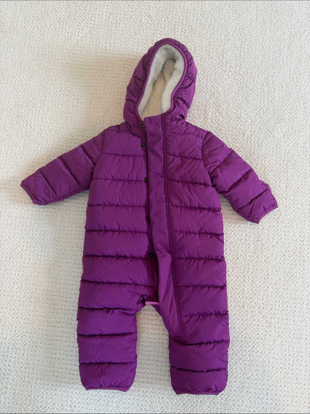 Primark Purple Puffer Snowsuit